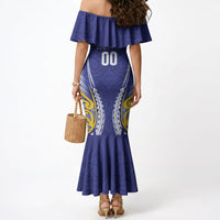 Otago 2026 Rugby Custom Mermaid Dress NZ Maori Silver Fern LT14 - Polynesian Pride