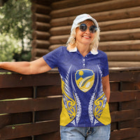 Otago 2026 Rugby Custom Women Polo Shirt NZ Maori Silver Fern