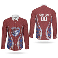Southland 2026 Rugby Custom Couples Matching Off Shoulder Short Dress and Long Sleeve Button Shirt NZ Maori Silver Fern LT14 - Polynesian Pride