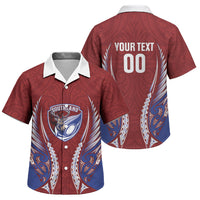Southland 2026 Rugby Custom Family Matching Tank Maxi Dress and Hawaiian Shirt NZ Maori Silver Fern LT14 Son's Shirt Maroon - Polynesian Pride