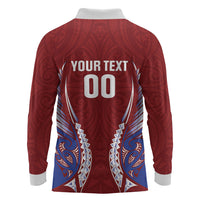 Southland 2026 Rugby Custom Long Sleeve Polo Shirt NZ Maori Silver Fern