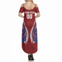 Southland 2026 Rugby Custom Summer Maxi Dress NZ Maori Silver Fern LT14 - Polynesian Pride