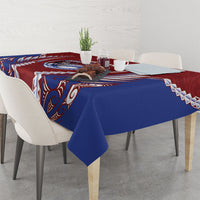 Southland 2026 Rugby Custom Tablecloth NZ Maori Silver Fern