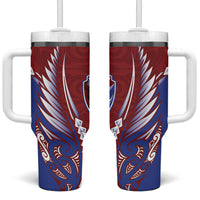 Southland 2026 Rugby Custom Tumbler With Handle NZ Maori Silver Fern