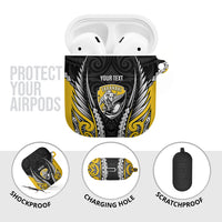 Taranaki 2026 Rugby Custom AirPods Case NZ Maori Silver Fern