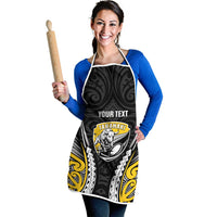 Taranaki 2026 Rugby Custom Apron NZ Maori Silver Fern LT14 - Polynesian Pride