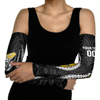 Taranaki 2026 Rugby Custom Arm Sleeves NZ Maori Silver Fern