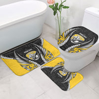 Taranaki 2026 Rugby Custom Bathroom Set NZ Maori Silver Fern