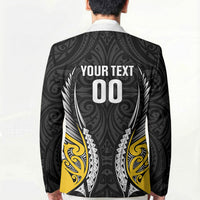 Taranaki 2026 Rugby Custom Blazer NZ Maori Silver Fern LT14 - Polynesian Pride