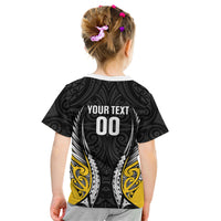 Taranaki 2026 Rugby Custom Kid T Shirt NZ Maori Silver Fern