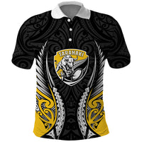 Taranaki 2026 Rugby Custom Polo Shirt NZ Maori Silver Fern