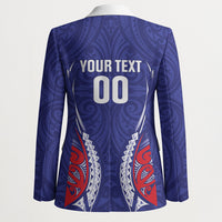 Tasman Bay 2026 Rugby Custom Blazer NZ Maori Silver Fern LT14 - Polynesian Pride