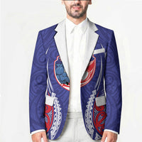 Tasman Bay 2026 Rugby Custom Blazer NZ Maori Silver Fern LT14 - Polynesian Pride