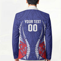 Tasman Bay 2026 Rugby Custom Blazer NZ Maori Silver Fern LT14 - Polynesian Pride