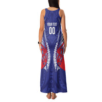 Tasman Bay 2026 Rugby Custom Family Matching Tank Maxi Dress and Hawaiian Shirt NZ Maori Silver Fern
