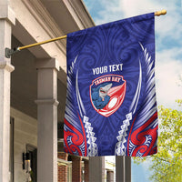 Tasman Bay 2026 Rugby Custom Garden Flag NZ Maori Silver Fern
