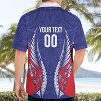 Tasman Bay 2026 Rugby Custom Hawaiian Shirt NZ Maori Silver Fern