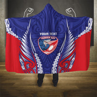 Tasman Bay 2026 Rugby Custom Hooded Blanket NZ Maori Silver Fern