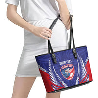 Tasman Bay 2026 Rugby Custom Leather Tote Bag NZ Maori Silver Fern