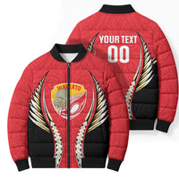 Waikato 2026 Rugby Custom Bomber Puffer Jacket NZ Maori Silver Fern
