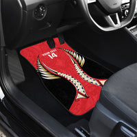 Waikato 2026 Rugby Custom Car Mats NZ Maori Silver Fern
