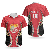 Waikato 2026 Rugby Custom Couples Matching Short Sleeve Bodycon Dress and Hawaiian Shirt NZ Maori Silver Fern LT14 - Polynesian Pride