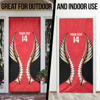 Waikato 2026 Rugby Custom Door Cover NZ Maori Silver Fern LT14 - Polynesian Pride