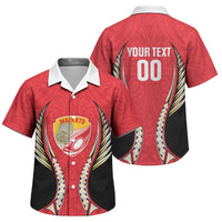 Waikato 2026 Rugby Custom Family Matching Mermaid Dress and Hawaiian Shirt NZ Maori Silver Fern LT14 Son's Shirt Red - Polynesian Pride