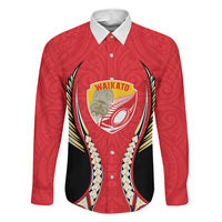 Waikato 2026 Rugby Custom Family Matching Tank Maxi Dress and Hawaiian Shirt NZ Maori Silver Fern