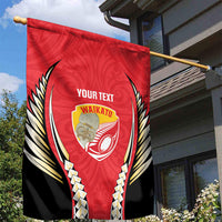 Waikato 2026 Rugby Custom Garden Flag NZ Maori Silver Fern