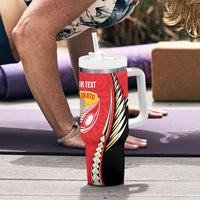 Waikato 2026 Rugby Custom Tumbler With Handle NZ Maori Silver Fern