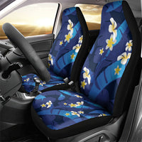 Teal Purple Banana Leaf Hawaii Car Seat Cover Lau Maia Plumeria Tropical Summer Vibes