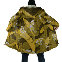 Yellow Banana Leaf Hawaii Cloak Lau Maia Plumeria Tropical Summer Vibes