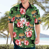 Pineapple Skull Aloha Hawaii Hawaiian Shirt Summer Vibes Tropical Seamless Pattern - Polynesian Pride