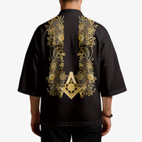 Personalised Filipino Freemasonry Kimono Masonic Barong Tagalog Inspired Ivory White