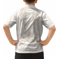 Personalised Filipino Freemasonry Kid Hawaiian Shirt Masonic Barong Tagalog Inspired Black