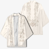 Personalised Filipino Freemasonry Kimono Masonic Barong Tagalog Inspired Black