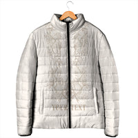 Personalised Filipino Freemasonry Padded Jacket Masonic Barong Tagalog Inspired Black