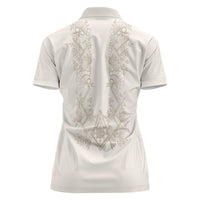 Personalised Filipino Freemasonry Women Polo Shirt Masonic Barong Tagalog Inspired Black