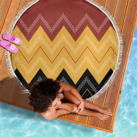 Kaokao Maori Tukutuku Inspired New Zealand Beach Blanket