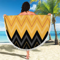 Kaokao Maori Tukutuku Inspired New Zealand Beach Blanket