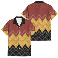 Kaokao Maori Tukutuku Inspired New Zealand Family Matching Puletasi and Hawaiian Shirt