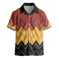 Kaokao Maori Tukutuku Inspired New Zealand Kid Hawaiian Shirt