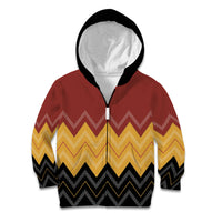 Kaokao Maori Tukutuku Inspired New Zealand Kid Hoodie