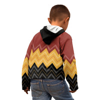 Kaokao Maori Tukutuku Inspired New Zealand Kid Hoodie