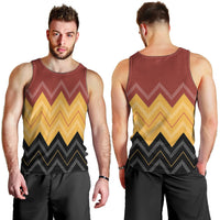 Kaokao Maori Tukutuku Inspired New Zealand Men Tank Top