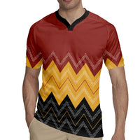 Kaokao Maori Tukutuku Inspired New Zealand Rugby Jersey