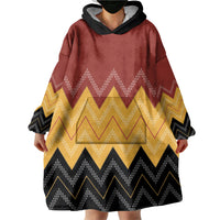 Kaokao Maori Tukutuku Inspired New Zealand Wearable Blanket Hoodie