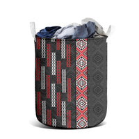 Roimata Toroa Maori Taniko Inspired New Zealand Laundry Basket