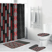 Roimata Toroa Maori Taniko Inspired New Zealand Bathroom Set